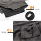 Mens Running Shorts，Workout Running Shorts for Men，2-In-1 Stealth Shorts，7-Inch Gym Yoga Outdoor Sports Shorts