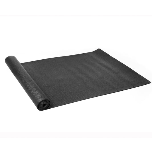 PVC Yoga Mat, 3Mm, Dark Gray, 68Inx24In, Nonslip, Cushioning for Support and Stability