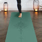 High Quality Pu Natural Rubber 5Mm Yoga Mat Non-Slip Widen Yoga Mat with Position Line Gym Fitness Mats Yoga Pads Carpet Mat