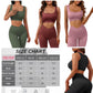 Women Workout Sets Yoga Outfits Seamless Sports Bra and High Waist Leggings Gym Clothes Tracksuit